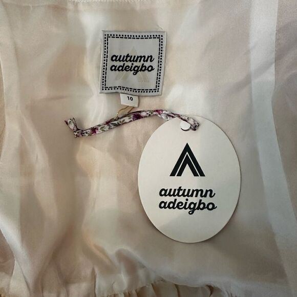 NWT Autumn Adeigbo - Lillian Gingham
Cutout Midi Sundress-C18 - Picture 6 of 6